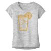OCSO Multi-Colors Sublimatable Ladies PosiCharge Electric Heather Sporty Tee Thumbnail