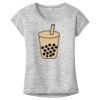 OCSO Multi-Colors Sublimatable Ladies PosiCharge Electric Heather Sporty Tee Thumbnail