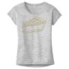 OCSO Multi-Colors Sublimatable Ladies PosiCharge Electric Heather Sporty Tee Thumbnail
