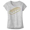 OCSO Multi-Colors Sublimatable Ladies PosiCharge Electric Heather Sporty Tee Thumbnail