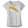 OCSO Multi-Colors Sublimatable Ladies PosiCharge Electric Heather Sporty Tee Thumbnail