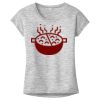 OCSO Multi-Colors Sublimatable Ladies PosiCharge Electric Heather Sporty Tee Thumbnail