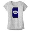OCSO Multi-Colors Sublimatable Ladies PosiCharge Electric Heather Sporty Tee Thumbnail