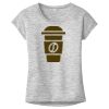 OCSO Multi-Colors Sublimatable Ladies PosiCharge Electric Heather Sporty Tee Thumbnail
