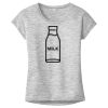 OCSO Multi-Colors Sublimatable Ladies PosiCharge Electric Heather Sporty Tee Thumbnail