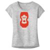 OCSO Multi-Colors Sublimatable Ladies PosiCharge Electric Heather Sporty Tee Thumbnail
