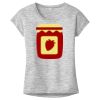 OCSO Multi-Colors Sublimatable Ladies PosiCharge Electric Heather Sporty Tee Thumbnail