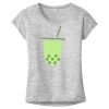 OCSO Multi-Colors Sublimatable Ladies PosiCharge Electric Heather Sporty Tee Thumbnail