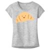 OCSO Multi-Colors Sublimatable Ladies PosiCharge Electric Heather Sporty Tee Thumbnail