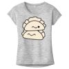 OCSO Multi-Colors Sublimatable Ladies PosiCharge Electric Heather Sporty Tee Thumbnail