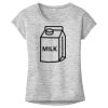 OCSO Multi-Colors Sublimatable Ladies PosiCharge Electric Heather Sporty Tee Thumbnail