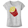 OCSO Multi-Colors Sublimatable Ladies PosiCharge Electric Heather Sporty Tee Thumbnail