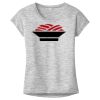 OCSO Multi-Colors Sublimatable Ladies PosiCharge Electric Heather Sporty Tee Thumbnail