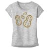 OCSO Multi-Colors Sublimatable Ladies PosiCharge Electric Heather Sporty Tee Thumbnail