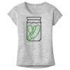 OCSO Multi-Colors Sublimatable Ladies PosiCharge Electric Heather Sporty Tee Thumbnail