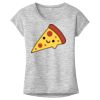 OCSO Multi-Colors Sublimatable Ladies PosiCharge Electric Heather Sporty Tee Thumbnail