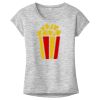 OCSO Multi-Colors Sublimatable Ladies PosiCharge Electric Heather Sporty Tee Thumbnail