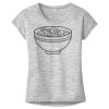 OCSO Multi-Colors Sublimatable Ladies PosiCharge Electric Heather Sporty Tee Thumbnail