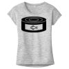 OCSO Multi-Colors Sublimatable Ladies PosiCharge Electric Heather Sporty Tee Thumbnail