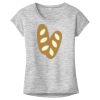OCSO Multi-Colors Sublimatable Ladies PosiCharge Electric Heather Sporty Tee Thumbnail