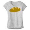 OCSO Multi-Colors Sublimatable Ladies PosiCharge Electric Heather Sporty Tee Thumbnail