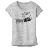 OCSO Multi-Colors Sublimatable Ladies PosiCharge Electric Heather Sporty Tee Thumbnail