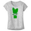 OCSO Multi-Colors Sublimatable Ladies PosiCharge Electric Heather Sporty Tee Thumbnail