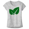 OCSO Multi-Colors Sublimatable Ladies PosiCharge Electric Heather Sporty Tee Thumbnail
