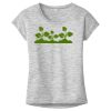 OCSO Multi-Colors Sublimatable Ladies PosiCharge Electric Heather Sporty Tee Thumbnail