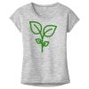 OCSO Multi-Colors Sublimatable Ladies PosiCharge Electric Heather Sporty Tee Thumbnail