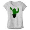 OCSO Multi-Colors Sublimatable Ladies PosiCharge Electric Heather Sporty Tee Thumbnail