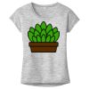 OCSO Multi-Colors Sublimatable Ladies PosiCharge Electric Heather Sporty Tee Thumbnail