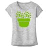 OCSO Multi-Colors Sublimatable Ladies PosiCharge Electric Heather Sporty Tee Thumbnail