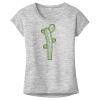 OCSO Multi-Colors Sublimatable Ladies PosiCharge Electric Heather Sporty Tee Thumbnail
