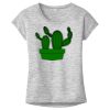 OCSO Multi-Colors Sublimatable Ladies PosiCharge Electric Heather Sporty Tee Thumbnail