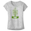 OCSO Multi-Colors Sublimatable Ladies PosiCharge Electric Heather Sporty Tee Thumbnail