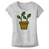OCSO Multi-Colors Sublimatable Ladies PosiCharge Electric Heather Sporty Tee Thumbnail
