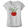 OCSO Multi-Colors Sublimatable Ladies PosiCharge Electric Heather Sporty Tee Thumbnail