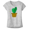 OCSO Multi-Colors Sublimatable Ladies PosiCharge Electric Heather Sporty Tee Thumbnail