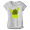 OCSO Multi-Colors Sublimatable Ladies PosiCharge Electric Heather Sporty Tee Thumbnail