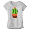 OCSO Multi-Colors Sublimatable Ladies PosiCharge Electric Heather Sporty Tee Thumbnail