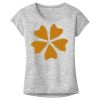 OCSO Multi-Colors Sublimatable Ladies PosiCharge Electric Heather Sporty Tee Thumbnail