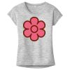 OCSO Multi-Colors Sublimatable Ladies PosiCharge Electric Heather Sporty Tee Thumbnail