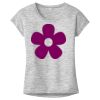 OCSO Multi-Colors Sublimatable Ladies PosiCharge Electric Heather Sporty Tee Thumbnail