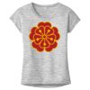OCSO Multi-Colors Sublimatable Ladies PosiCharge Electric Heather Sporty Tee Thumbnail