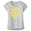 OCSO Multi-Colors Sublimatable Ladies PosiCharge Electric Heather Sporty Tee Thumbnail