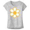 OCSO Multi-Colors Sublimatable Ladies PosiCharge Electric Heather Sporty Tee Thumbnail