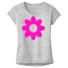 OCSO Multi-Colors Sublimatable Ladies PosiCharge Electric Heather Sporty Tee Thumbnail
