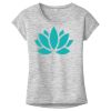 OCSO Multi-Colors Sublimatable Ladies PosiCharge Electric Heather Sporty Tee Thumbnail