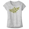 OCSO Multi-Colors Sublimatable Ladies PosiCharge Electric Heather Sporty Tee Thumbnail